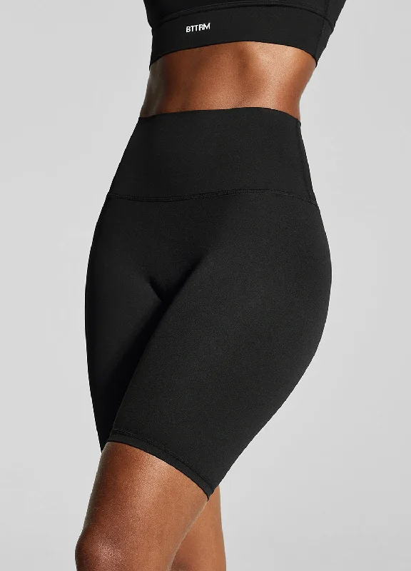 Jet Black Bike Shorts