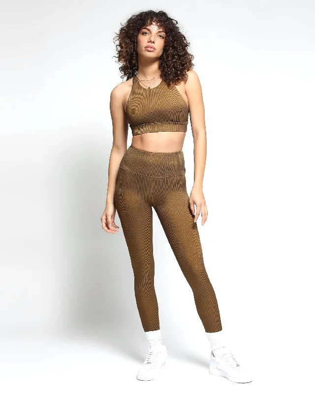 Colorsphere Rib High Waist Leggings (FINAL SALE)