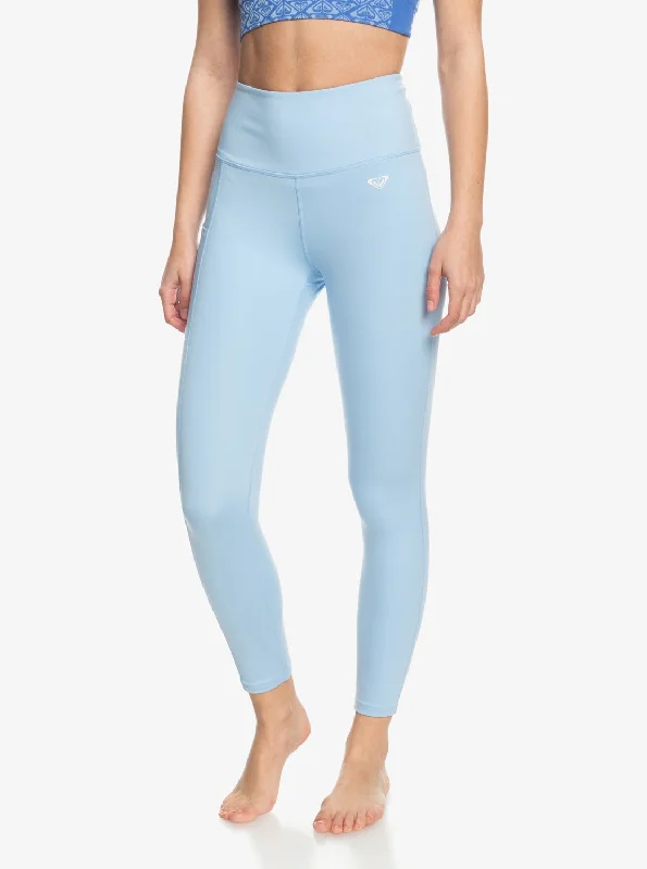 Heart Into It Technical Leggings - Bel Air Blue