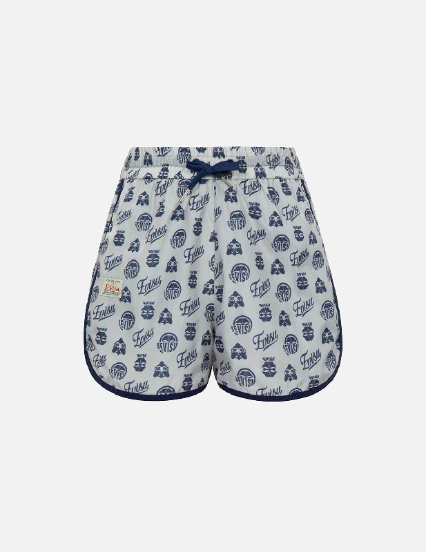 Kamon and Godhead Allover Print Shorts