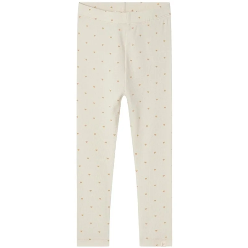 Lil'Atelier Turtledove Heart Gago Slim Leggings Noos