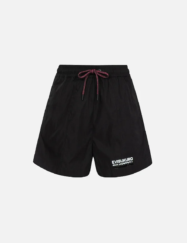 Logo and Seagull Print Shorts