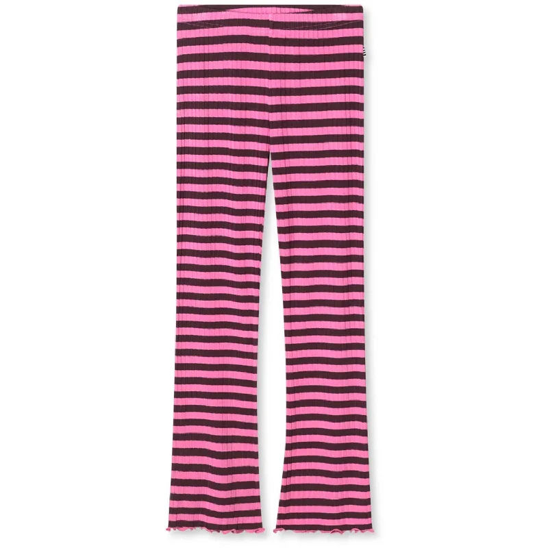 Mads Nørgaard Plum Perfect/Carmine Rose 5X5 Classic Stripe Lala Leggings