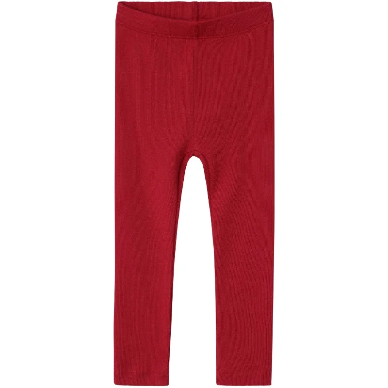 Name It Jester Red Kab Leggings