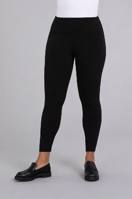 Nu Yoke Legging | Black Sparkle