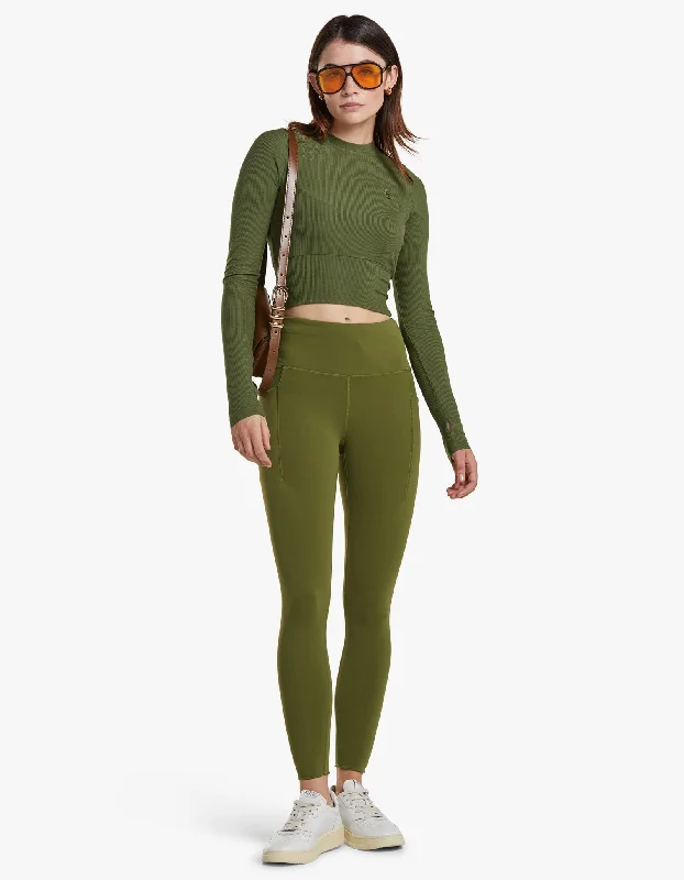 Recalibrate Legging - Pesto