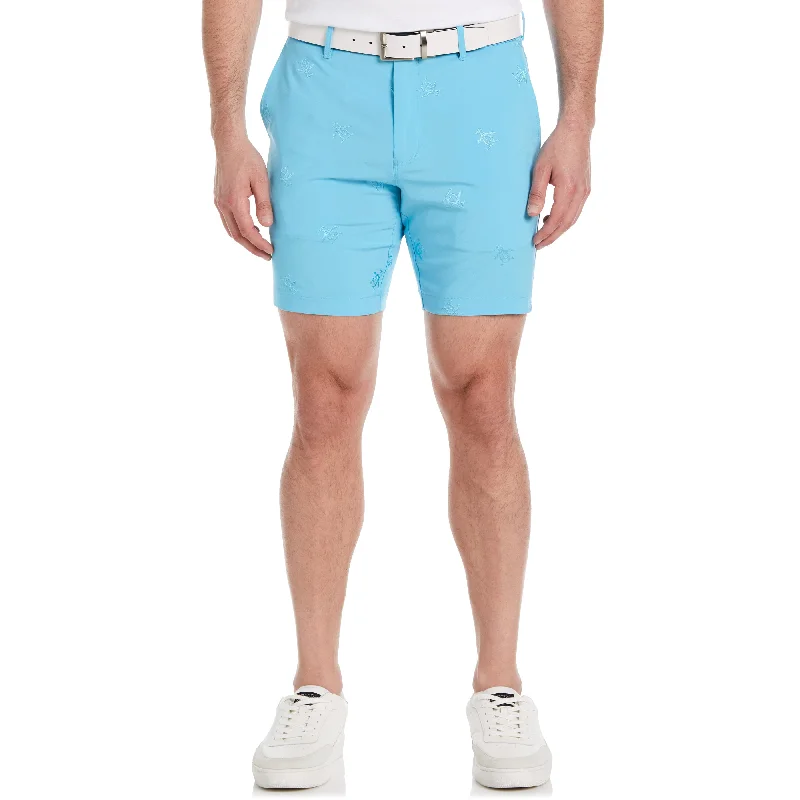 Pete Embroidered Golf Shorts