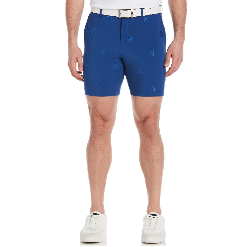 Pete Embroidered Golf Shorts