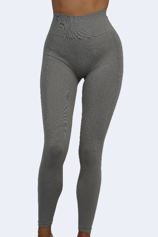 ULTRA SEAMLESS SCRUNCH LEGGINGS - GREY