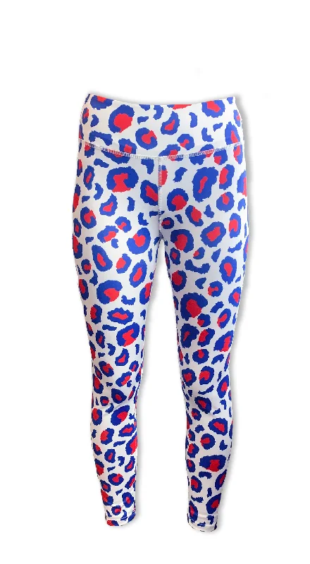 White Leopard - Youth Leggings