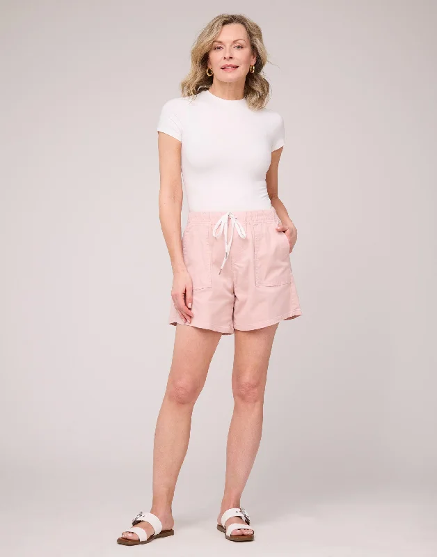 Yoga Jean Shorts Vanilla Rose