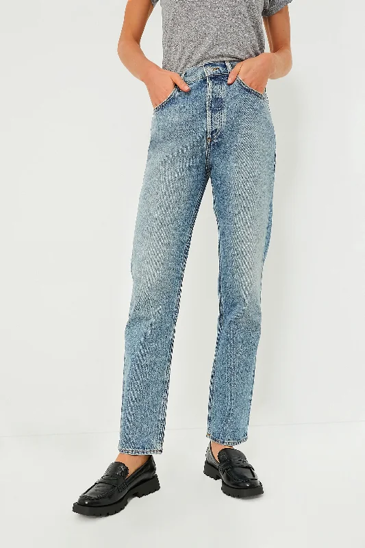 Navigate 90s Pinch Waist High Rise Straight