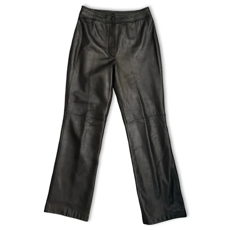 Vintage Black Leather Pants